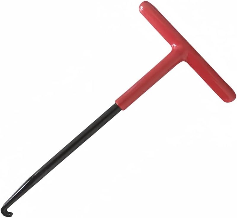 P1TOOLS Exhaust Spring Puller Tool,Motorcycle Exhaust Spring Hook T-Handle Type with Rubber Coating,Exhaust Pipe Spring Installed Puller Hooks for Motorcycle Dirt Bike - Image 1